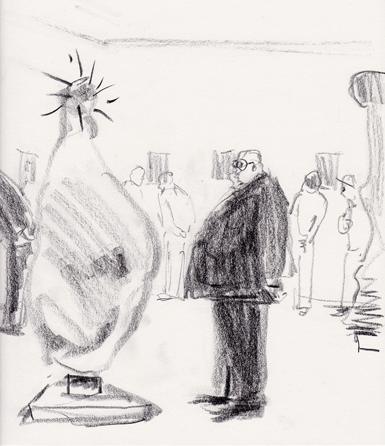 dickerMann dicke Skulptur, Anna Fasshauer